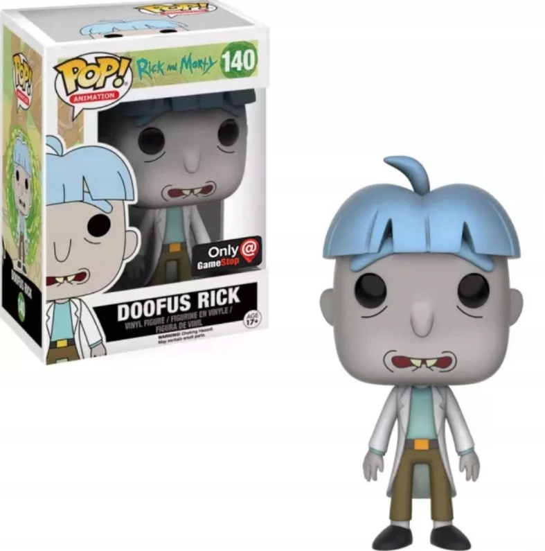 Funko Pop! Rick a Morty Doofus Rick #140 (Exkluzivní)