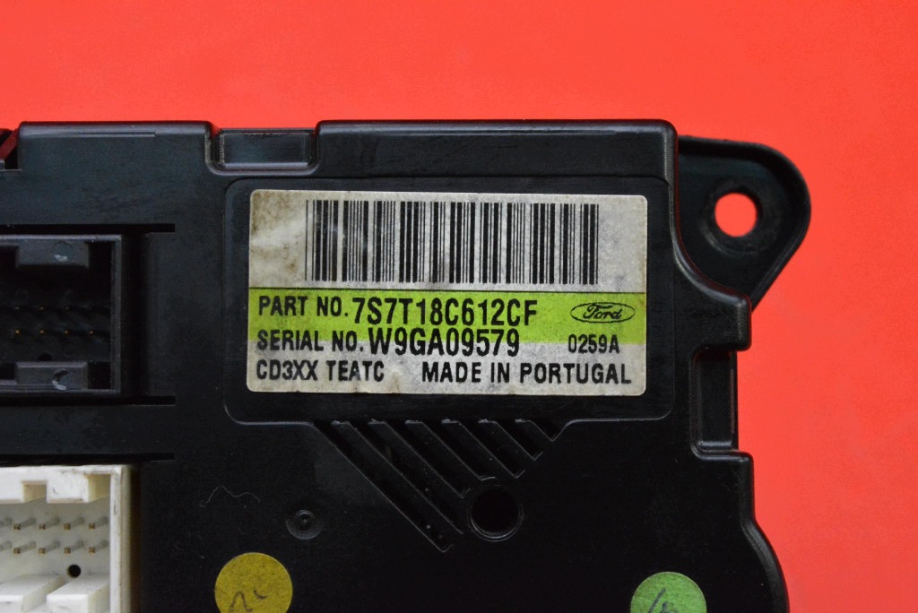 control panel air conditioning devices KLIMY 7S7T-18C612-CF FORD S-MAX MK1 06-10