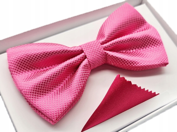 MUCHA / MUSZKA MĘSKA RÓŻOWA WE WZORY + POSZETKA