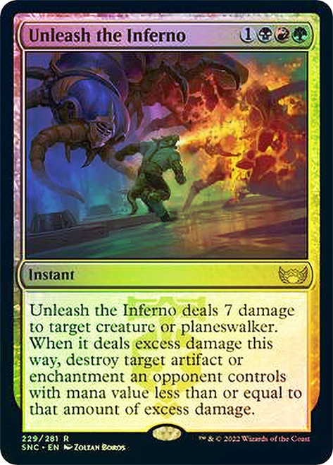 Unleash the Inferno Foil Magic