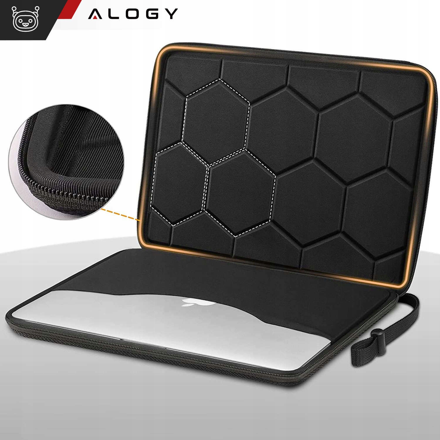 ETUI CASE WYTRZYMAŁA TORBA FUTERAŁ NA LAPTOP TABLET 13-14 CALI HARD FOAM Kod producenta Torba na laptopa, MacBook'a 14