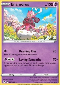 Crown Zenith Rare 067/159 Enamorus