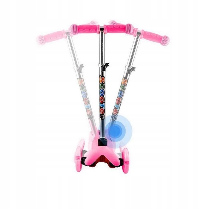 HULAJNOGA TRÓJKOŁOWA DLA DZIECI LED BALANSOWA KOLO Hamulec tak