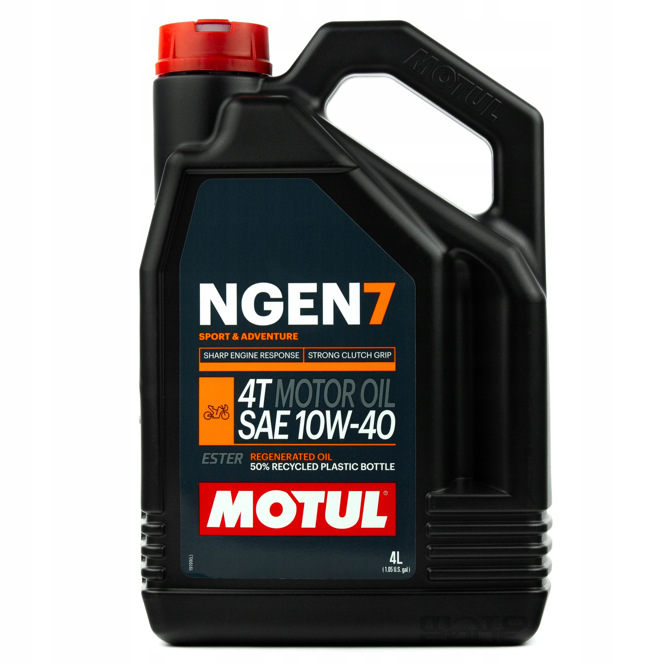 Olej silnikowy 4T 10W40 MOTUL NGEN 7 + filtr HF Kod producenta 111836