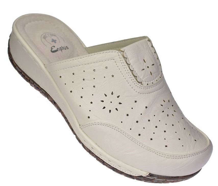 Bílé Nazouváky Enplus RS0788-2 Koturn vel 36