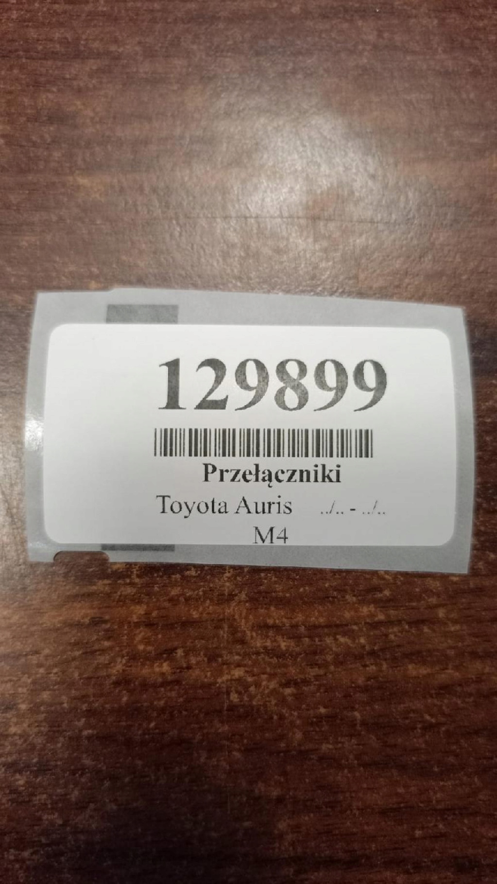 TOYOTA AURIS window control switch right front 7423102530