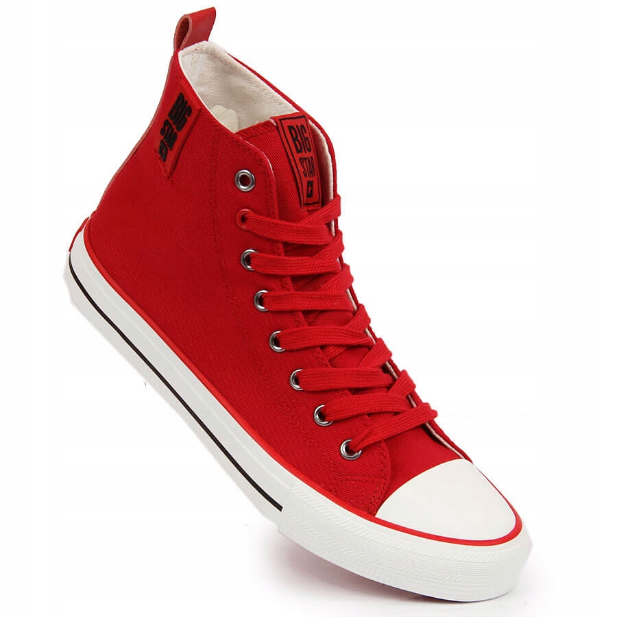 

Trampki za kostkę czerwone Big Star JJ274128 37