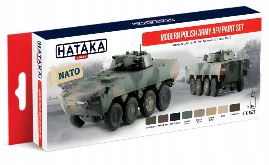 Hataka AS72 Modern Polish Army Afv paint set