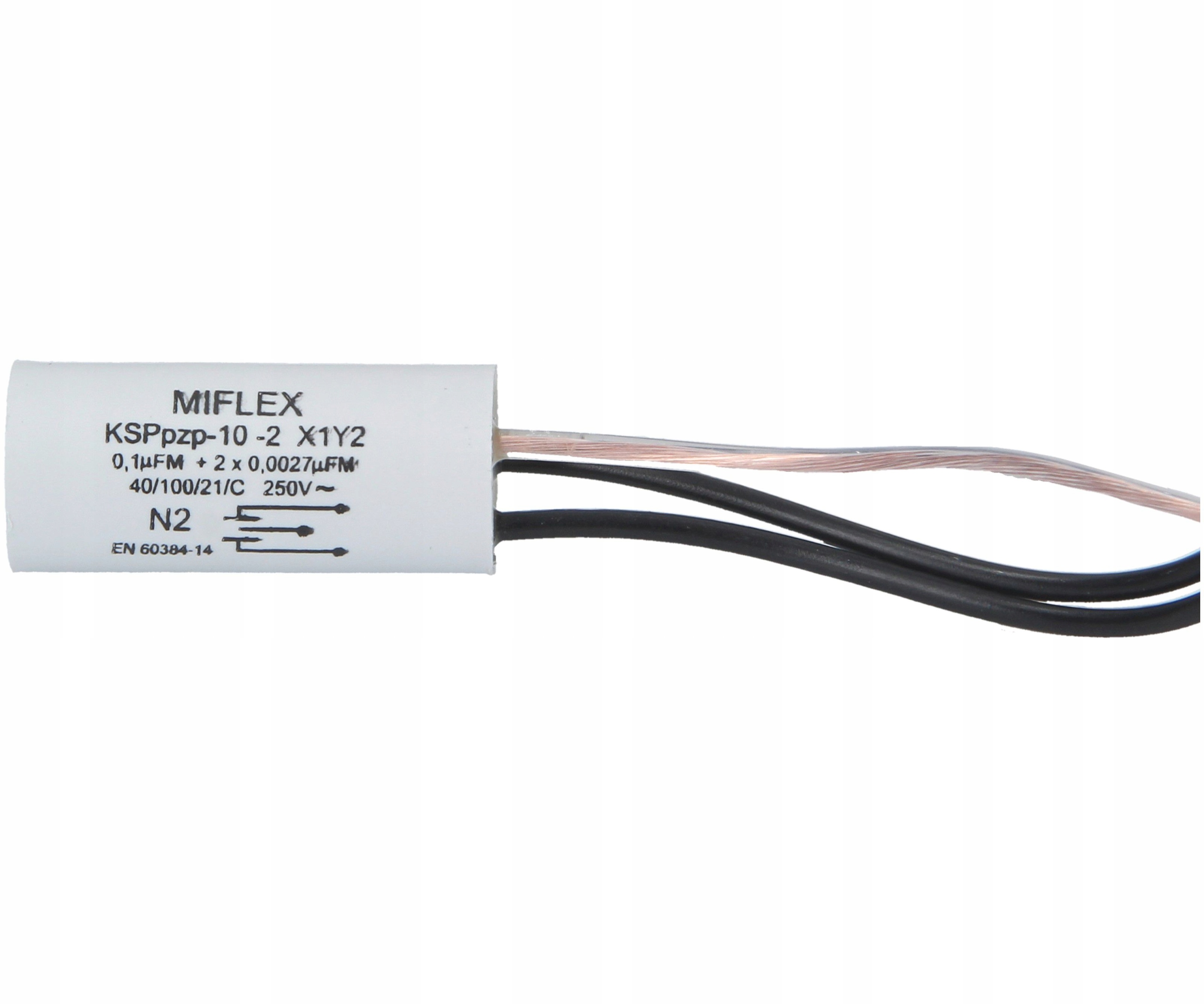 KONDENSATOR 0.1uF + 2x2.7nF MIFLEX