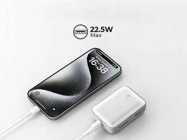 POWERBANK Aukey Spark Mini 10000mAh 20W PD QC 3.0 srebrny Kod producenta PB-Y55