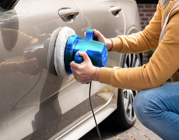 POLERKA SAMOCHODOWA + WKŁADY 2X 240MM DO POLEROWANIA 110W FIXTEC Marka FixTec