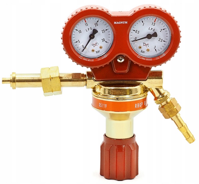 Redukce Magnum série 128 Lpg Propan Butan 2 manometry pro Propan Butan