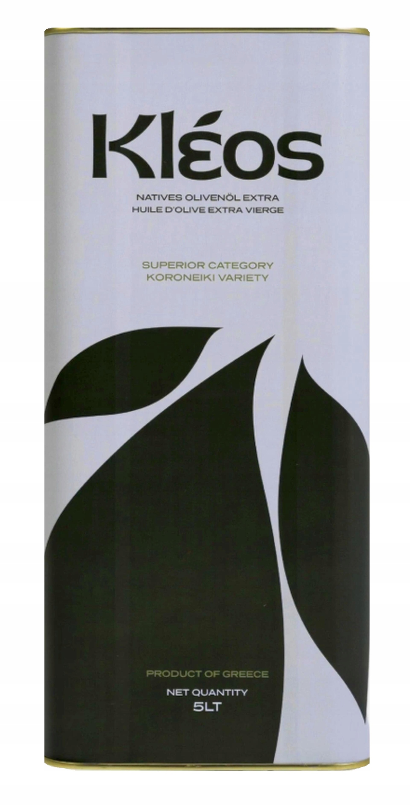 Extra panenský olivový olej 5 L Kleos Řecký olivový olej 5 litrů dárek