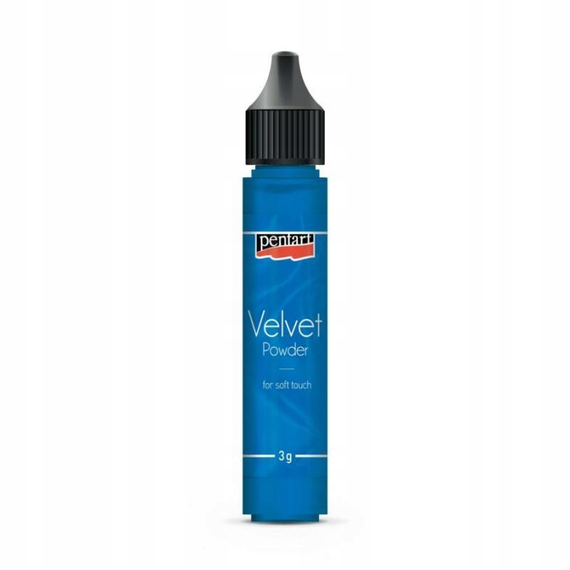 Proszek aksamitny welur Velvet Powder niebieski