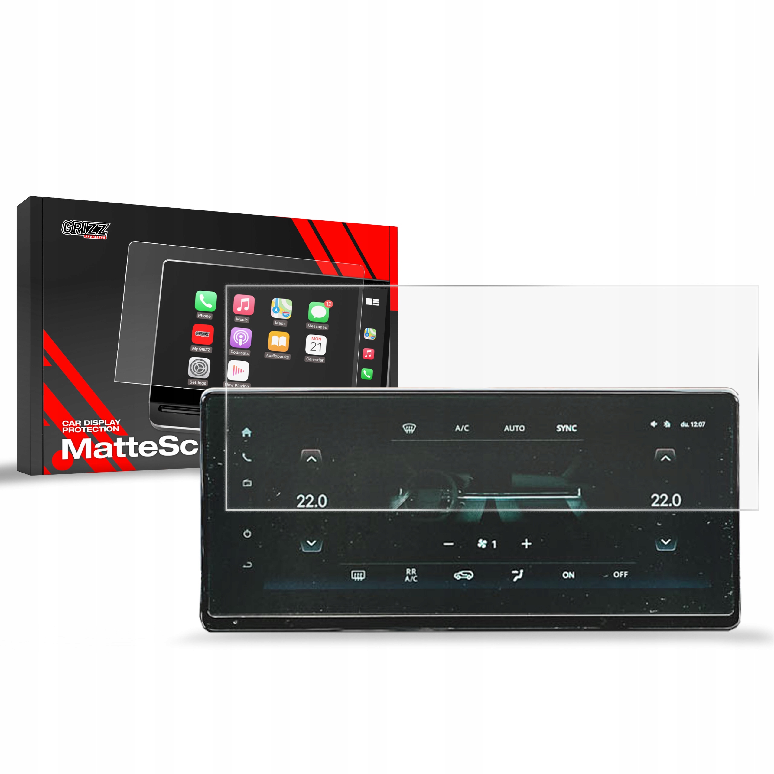 Fólie na displej (matná), SsangYong Rexton II Y400, 2023- , Display 12,3"