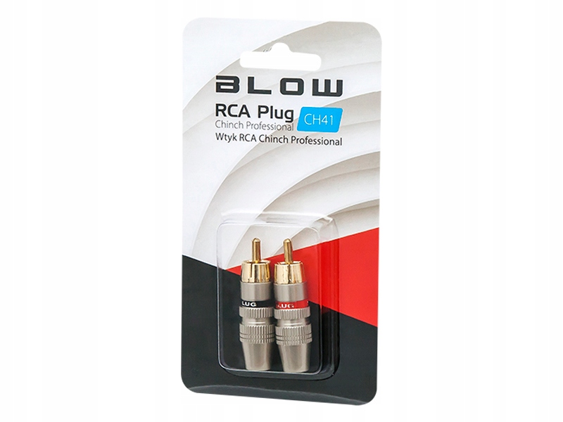 2szt WTYK ZŁĄCZE RCA CINCH PROFESSIONAL ZŁOCONY EAN (GTIN) 5900804088240