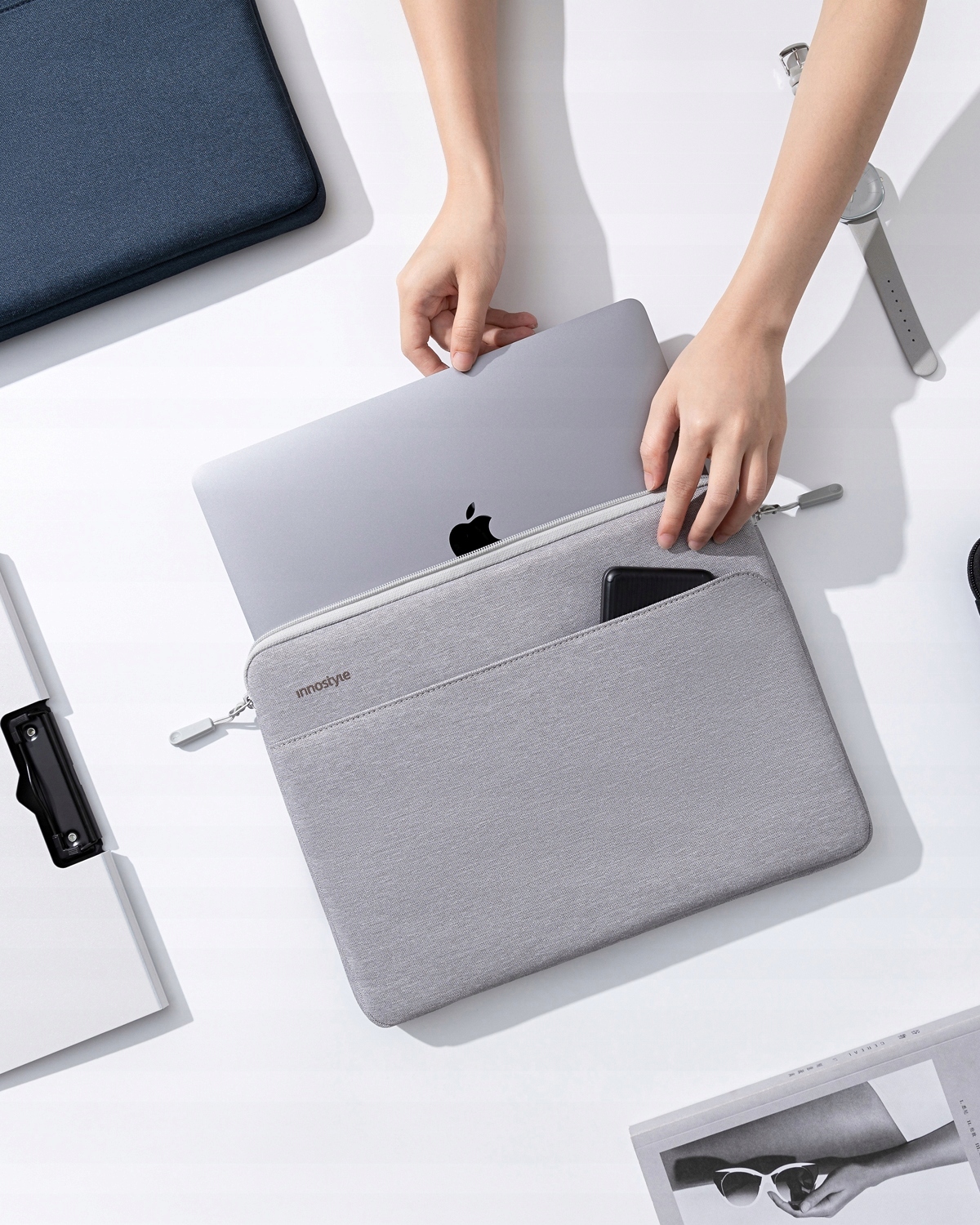 INNOSTYLE TORBA NA LAPTOPA 14" WODOODPORNA ETUI OMNIPROTECT SLIM SZARY Marka innostyle