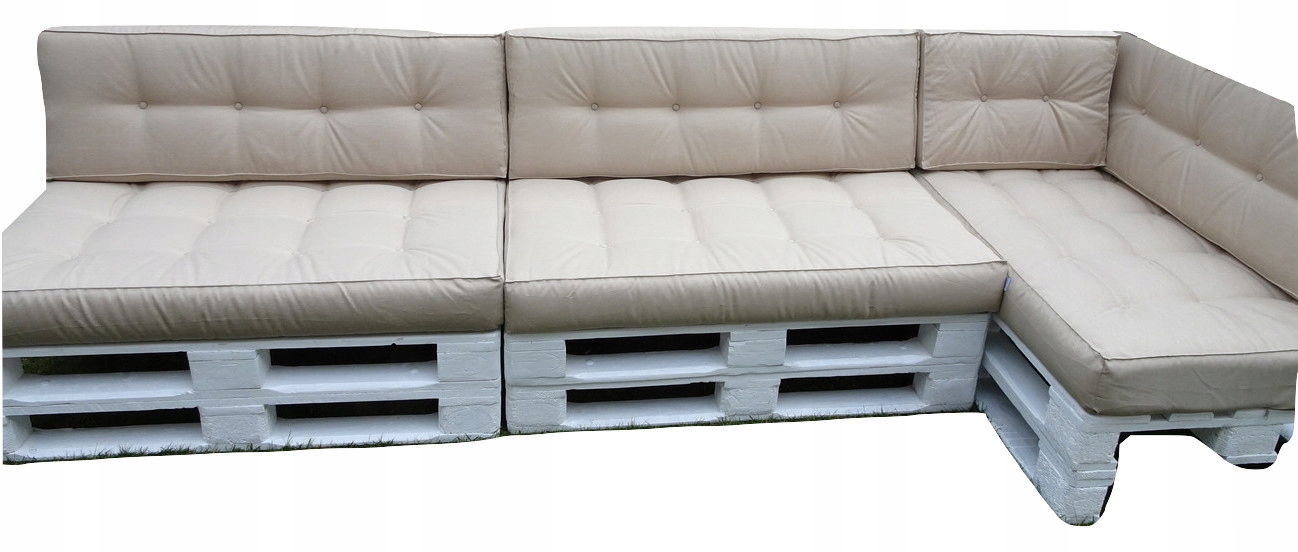 Poduszki na trzy Palety kpl 8 szt Silver Capuccino