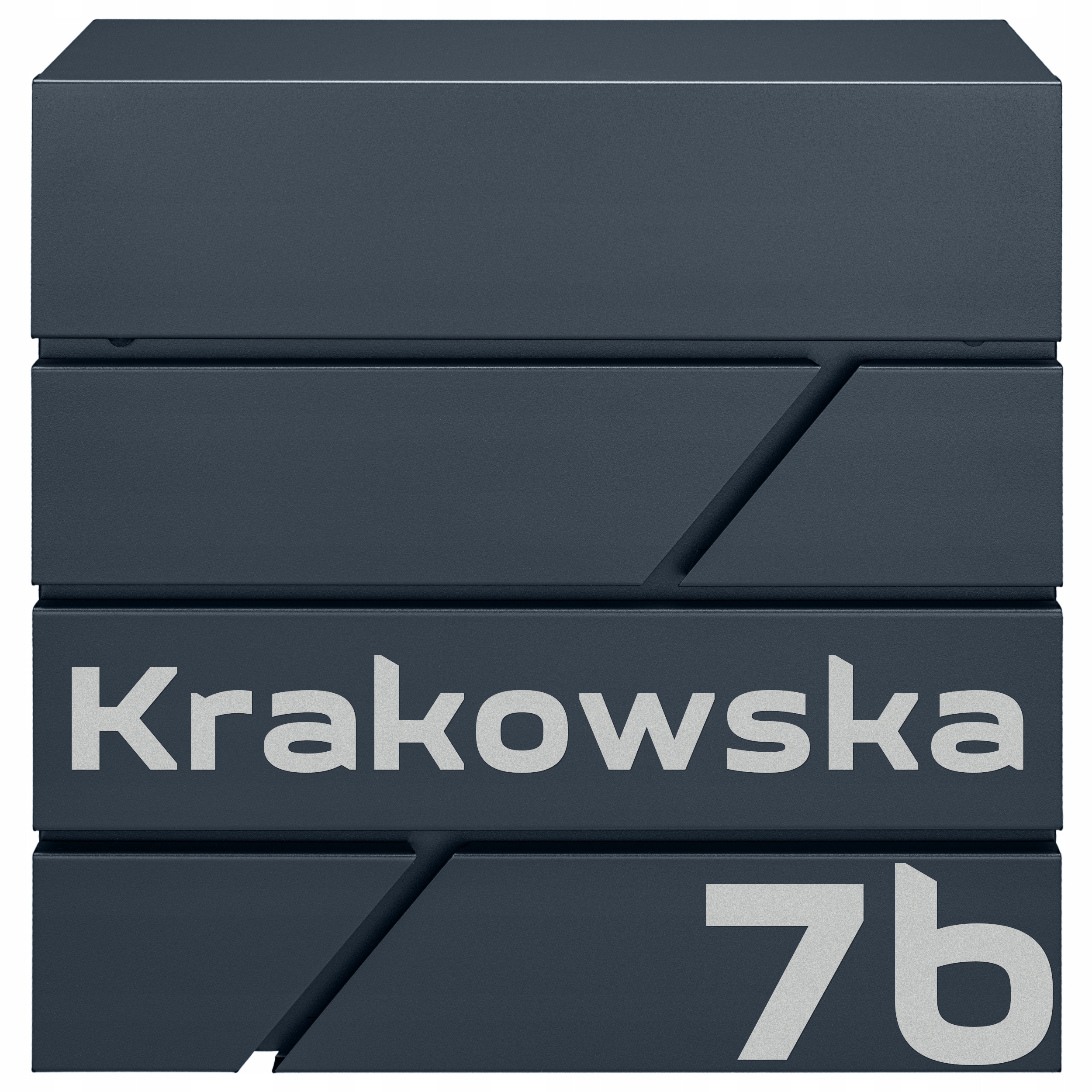 

Skrzynka Antracytowa Na Pocztę I Gazety Wzór