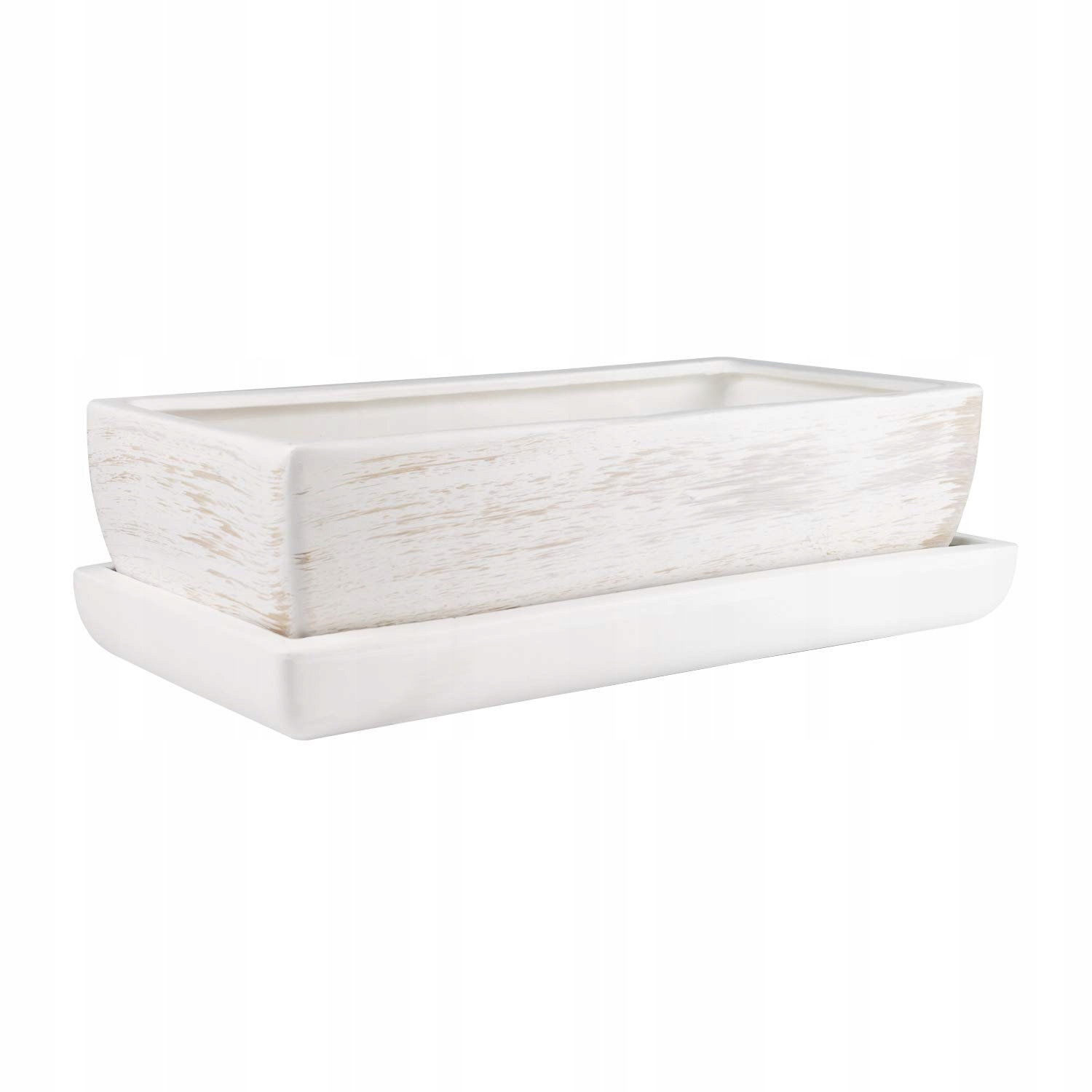 Keramická kaktusovačka 27 cm květináč světlý beton