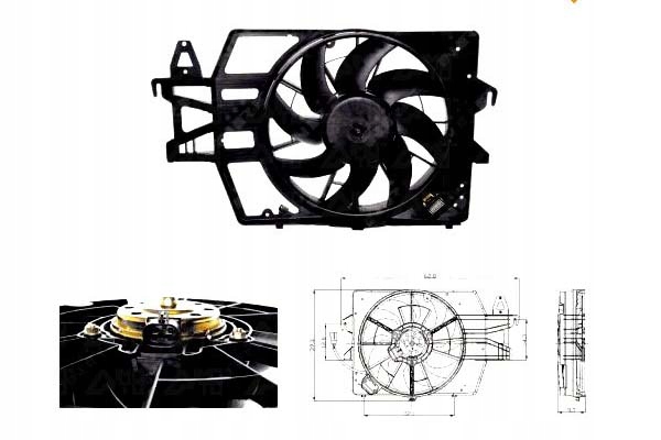 WENTYLATOR CHŁODNICY FORD ESCORT V ESCORT V EXPRES