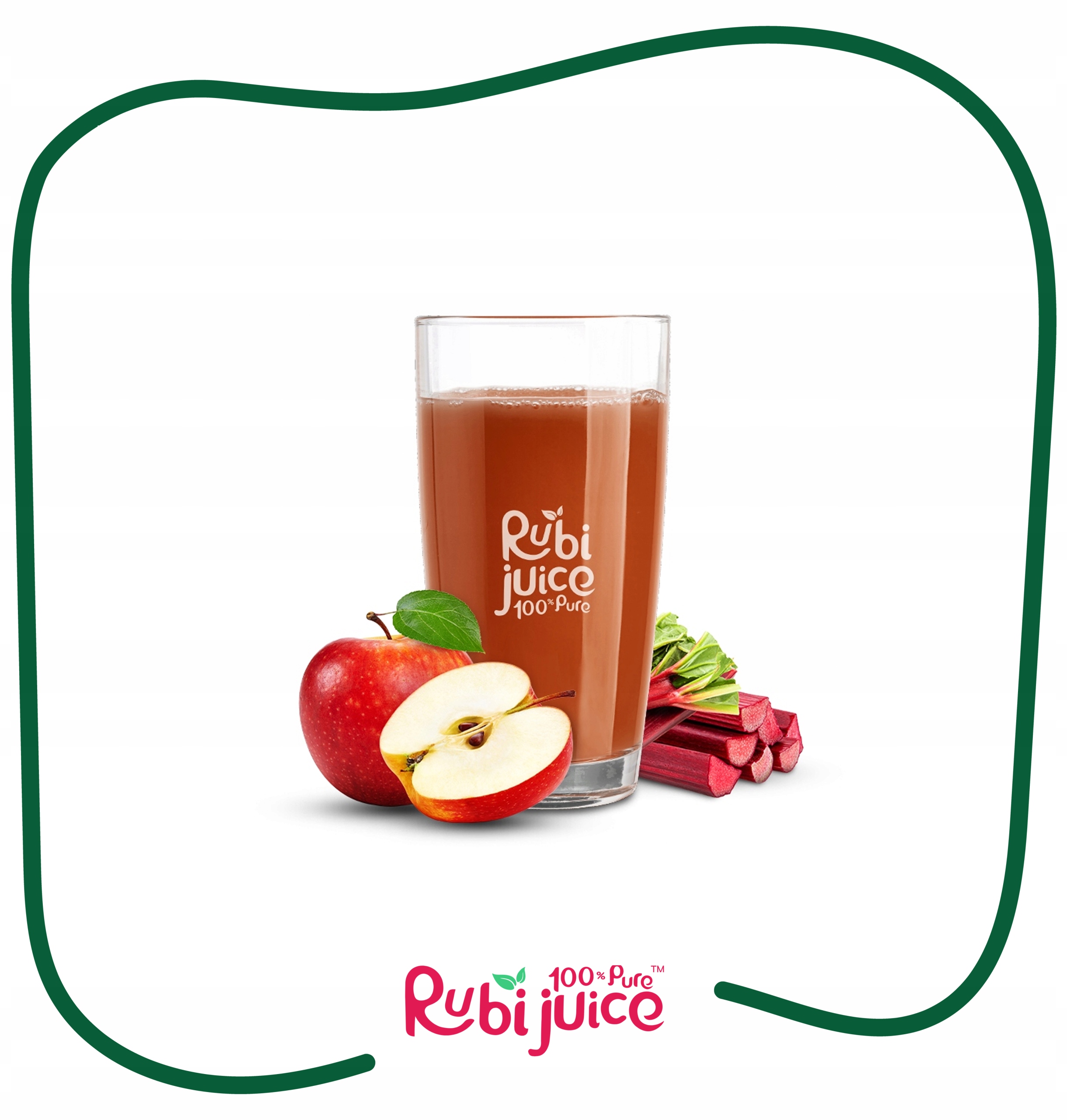 SOK JABŁKO-RABARBAR 92%-8% 3L RUBI JUICE NFC