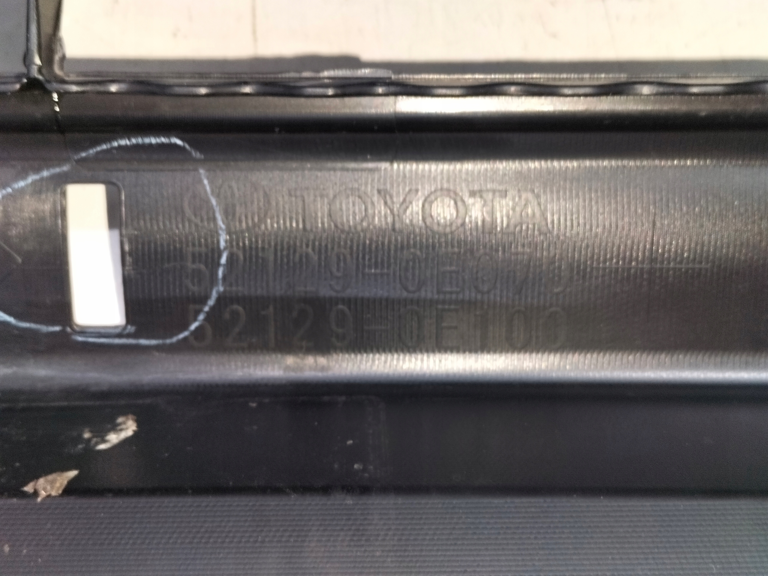 front bumper front TOYOTA HIGHLANDER IV 19