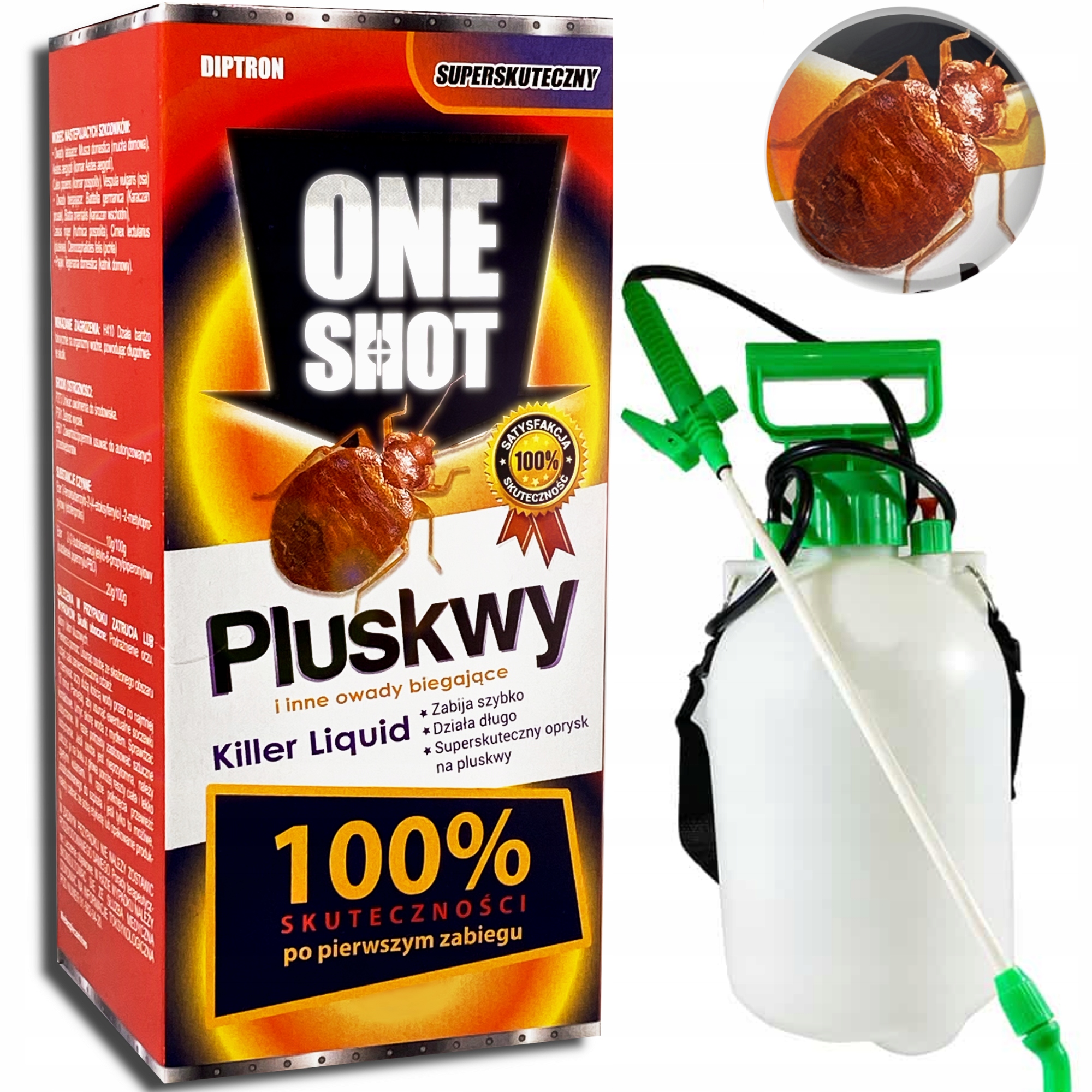 

Środek Preparat na Pluskwy Diptron 100% 5L 60m2