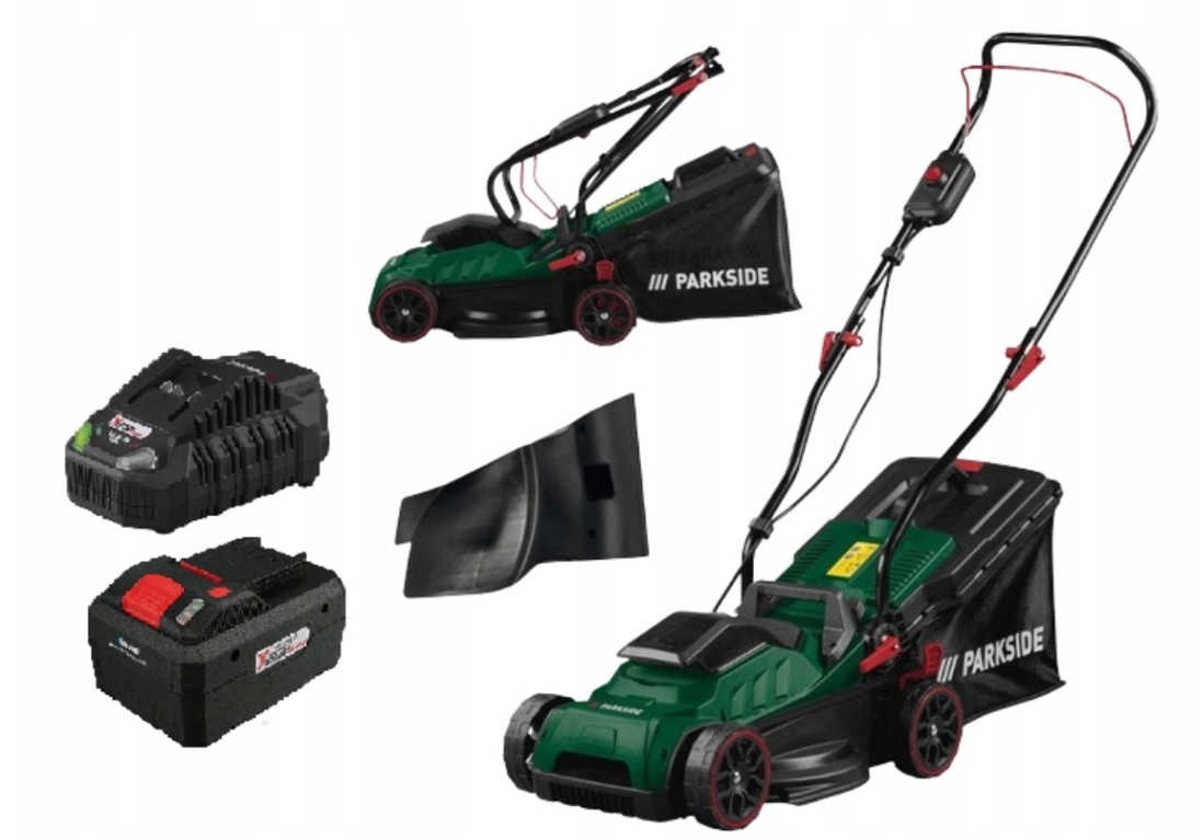 Kosiarka Parkside X 20 V Team Parm 20-Li Akumulator 4Ah i Ładowarka