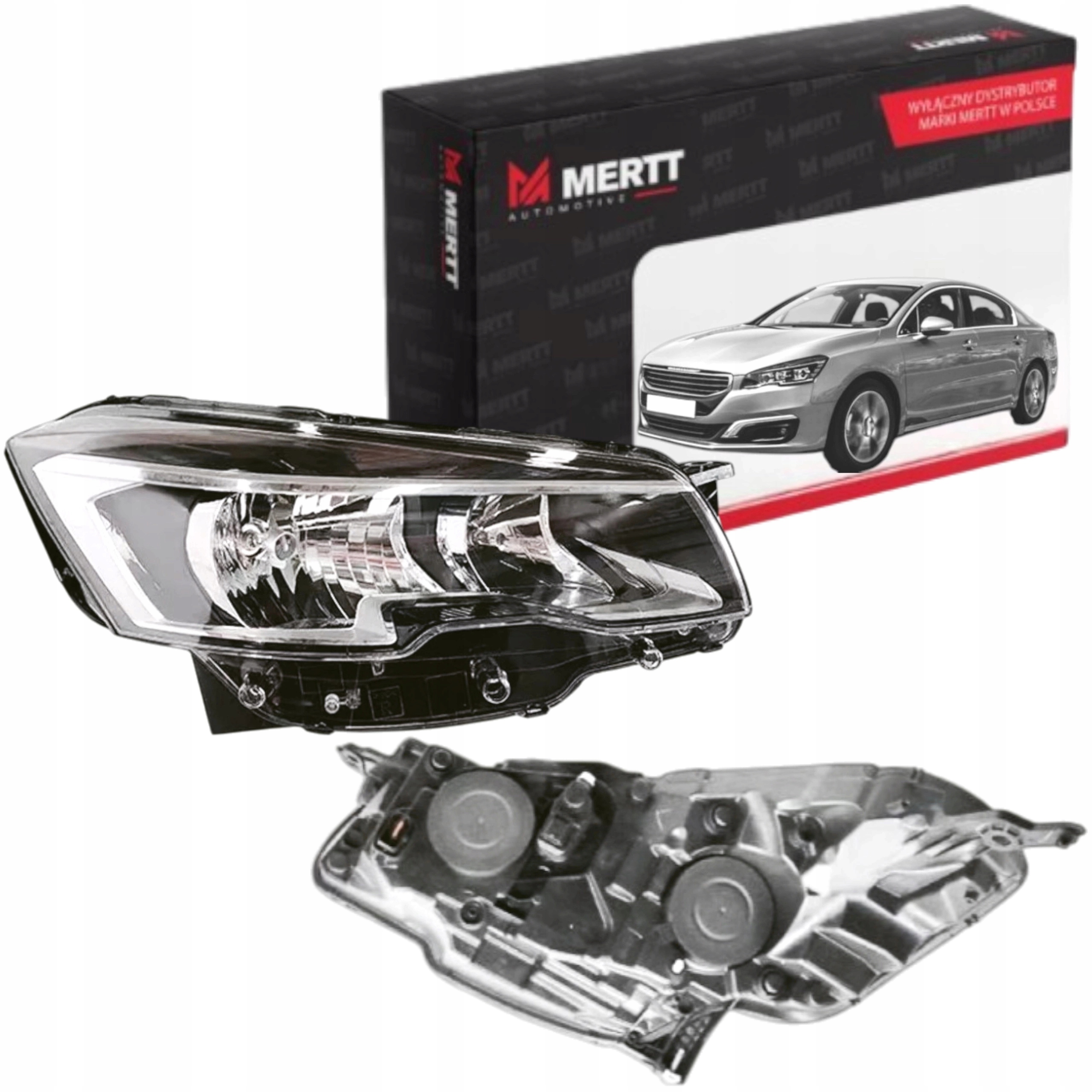 Lampa Světlomet Přední Pravá 9807241180 9809045441 Peugeot 508 I 2014-2019