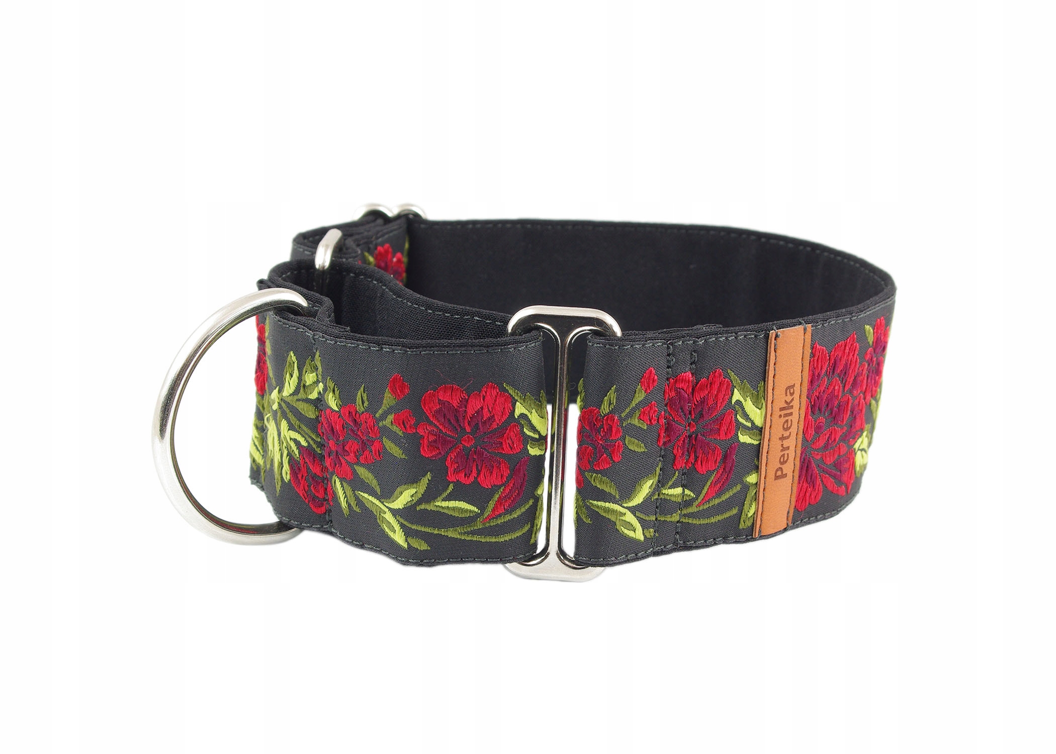 

Obroża martingale dla charta szer.5cm, obw.27-39cm