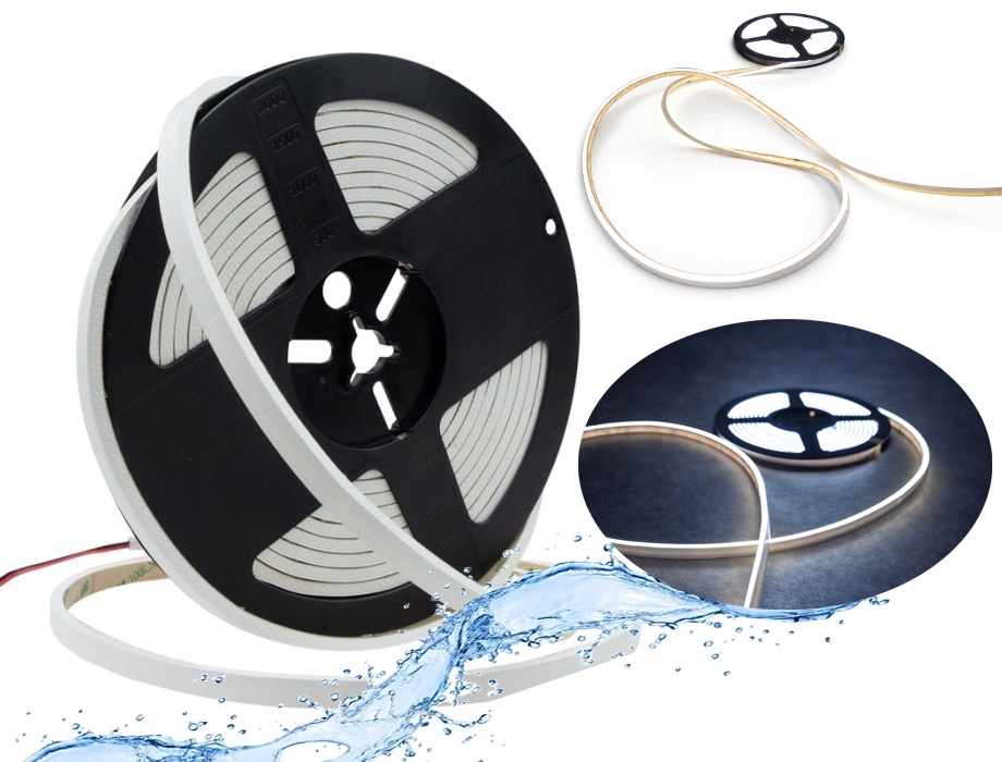 Led páska Boční Neon flex Cob 24V 7W IP67 voděodolná, ohebná, pružná, 5 m