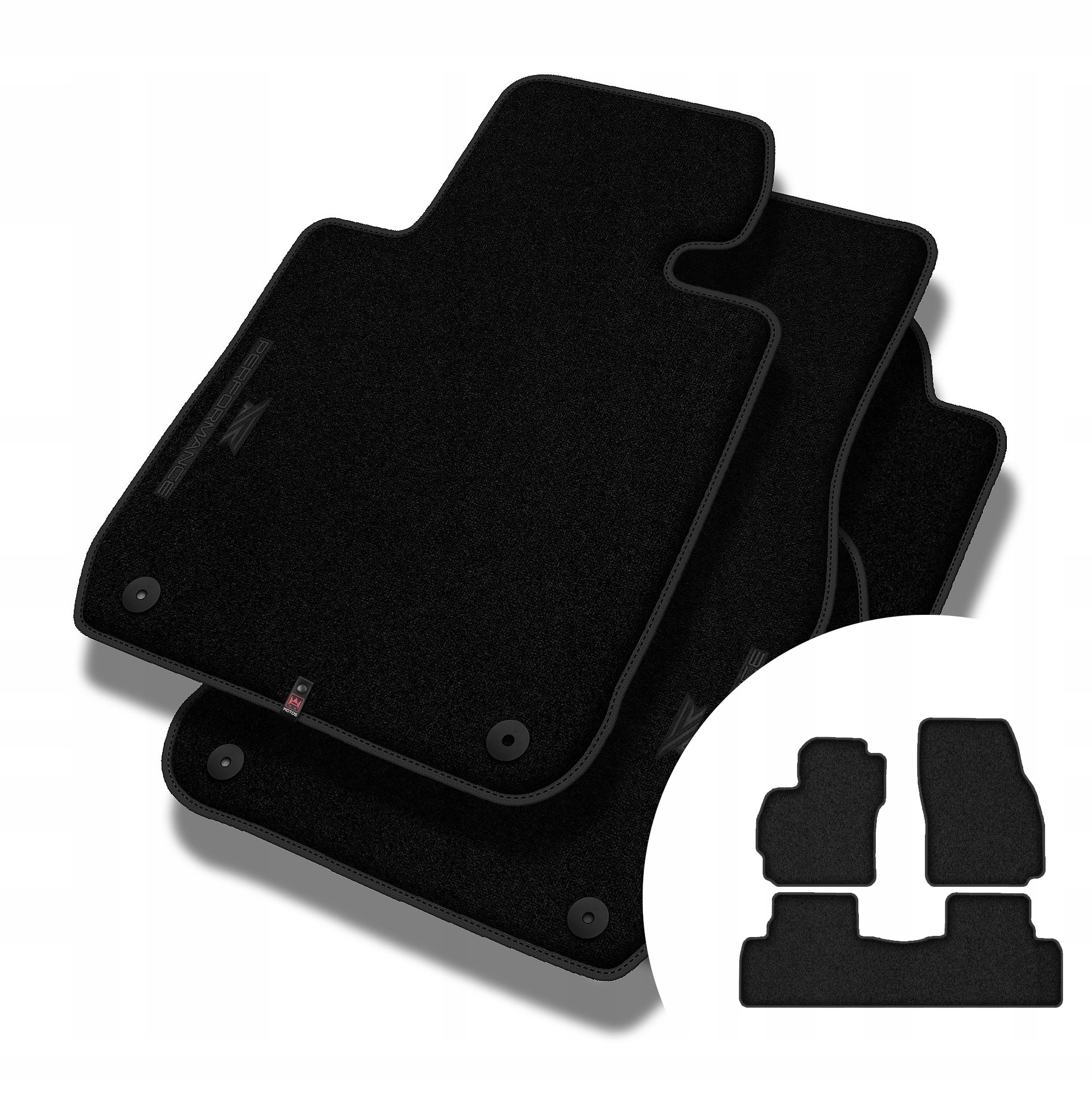 Velúrové koberčeky Performance pre Mazda 5 II 2005-2010 5 osôb
