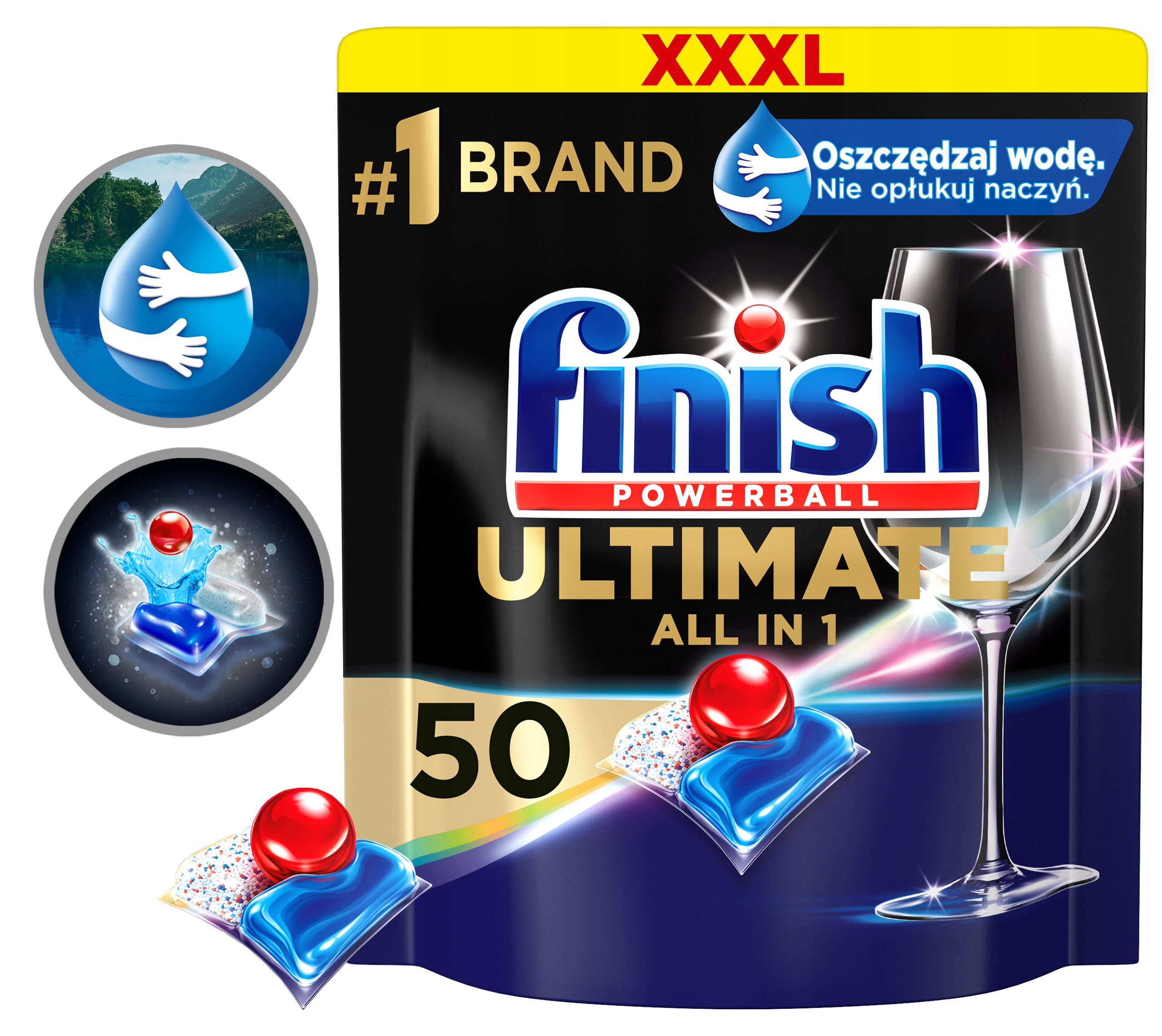 Levně Finish Mycí Kapsle Ultimate ALL-IN-1 50 Fresh
