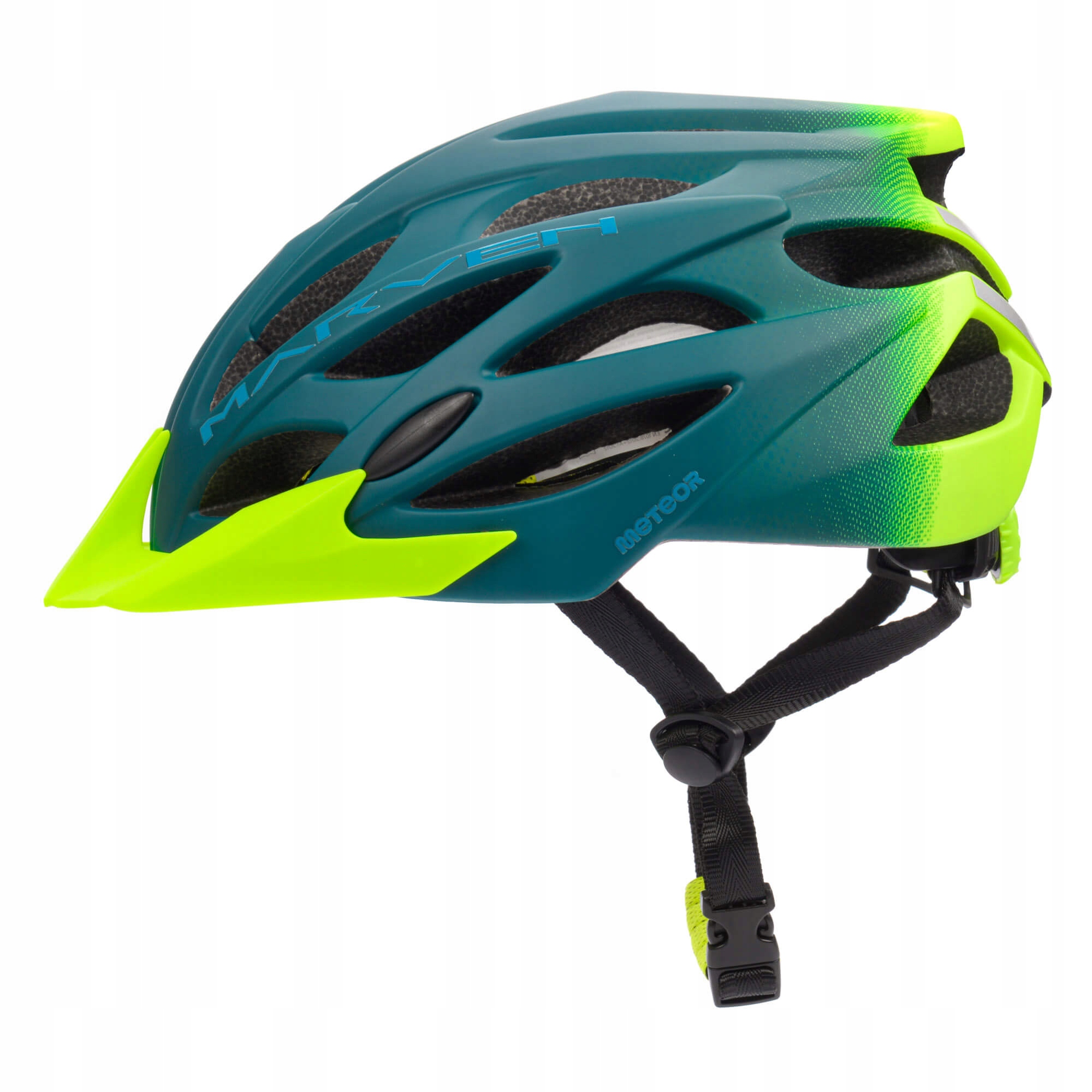 Kask Rowerowy Regulowany Meteor Marven L 58-61cm siatka otwory wentylacyjne