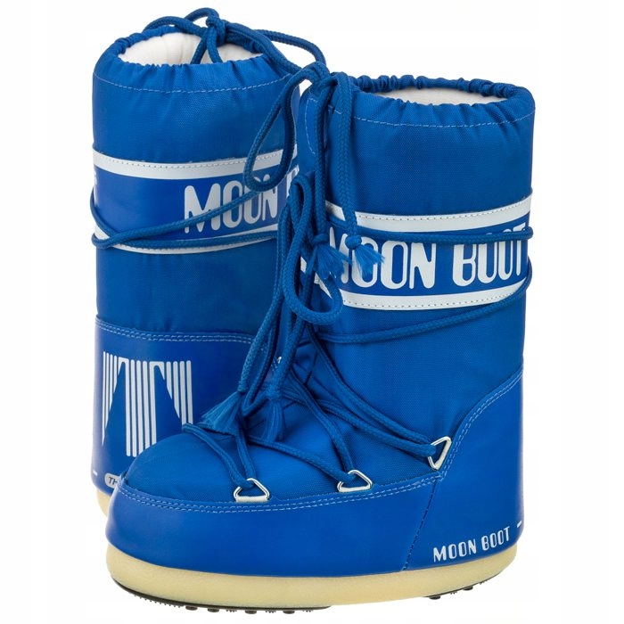 Topánky pre deti na zimu Moon Boot Nylon Modrá