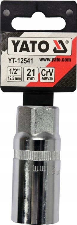

Yato Nasadka klucz do świec 1/2'' 21 mm YT-12541