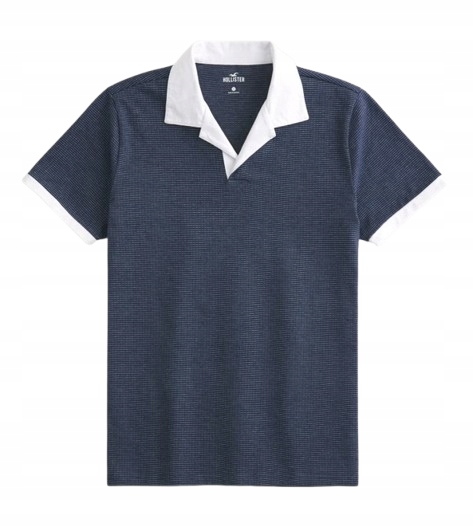 Polo tričko Abercrombie Hollister tričko L tmavě modrá