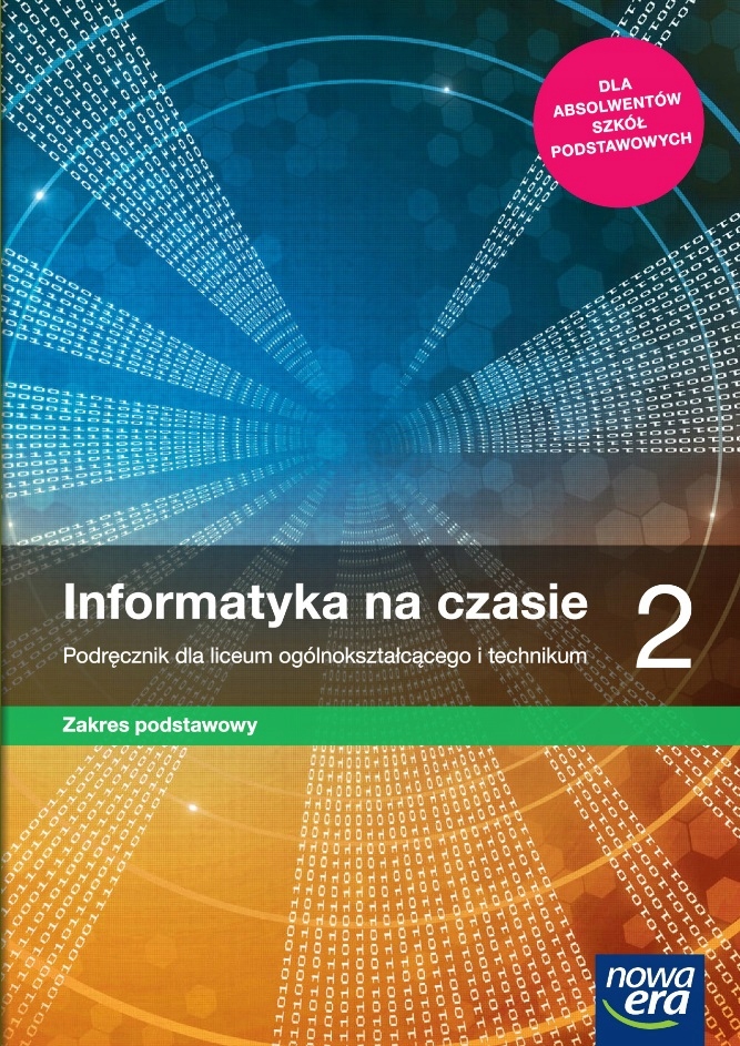INFORMATYKA NA CZASIE 2 LO PODRĘCZNIK PODST. 2020