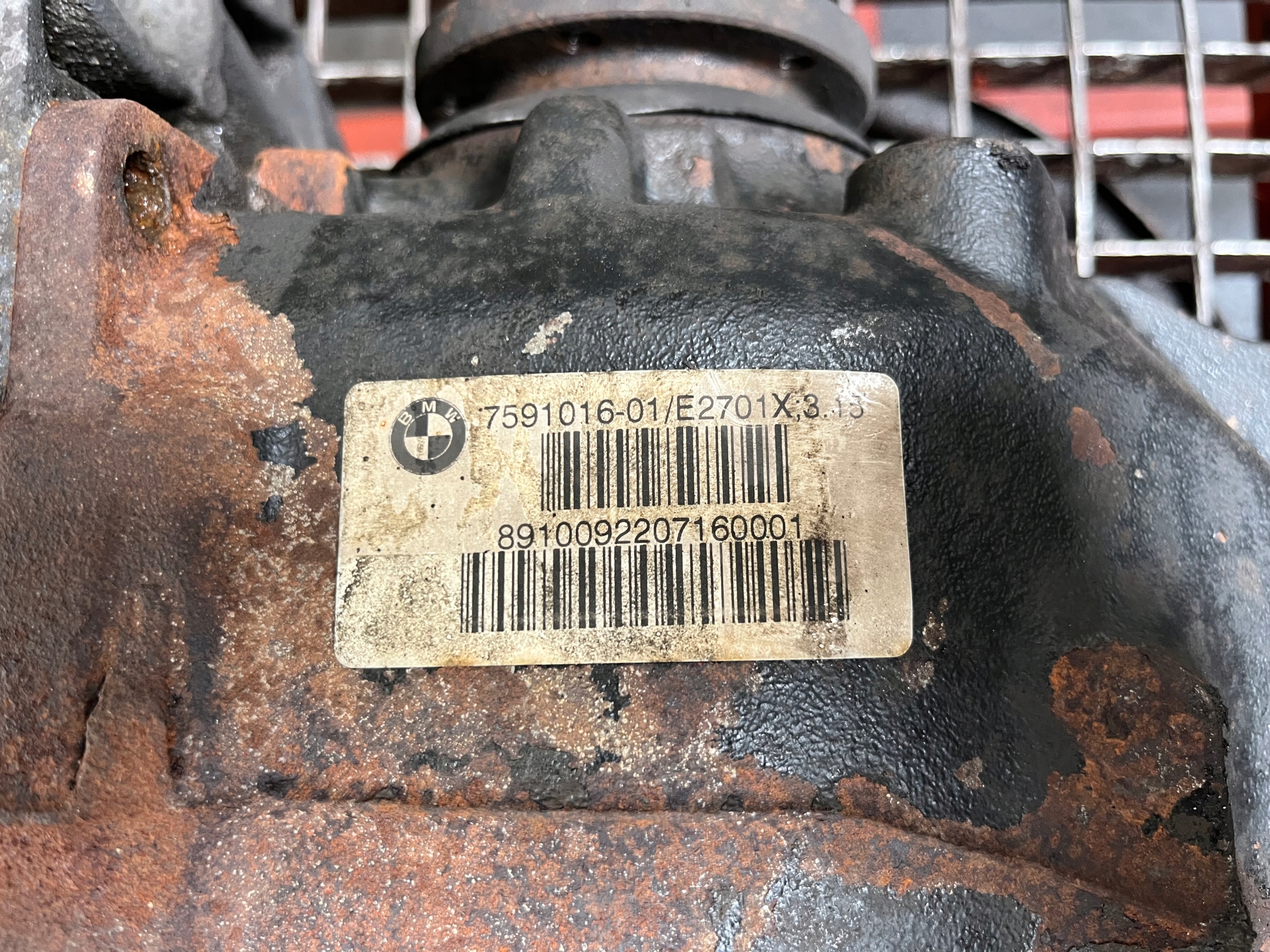 differential rear diff differential BMW E91 PRZELOZENIE 3.15 7641580-02