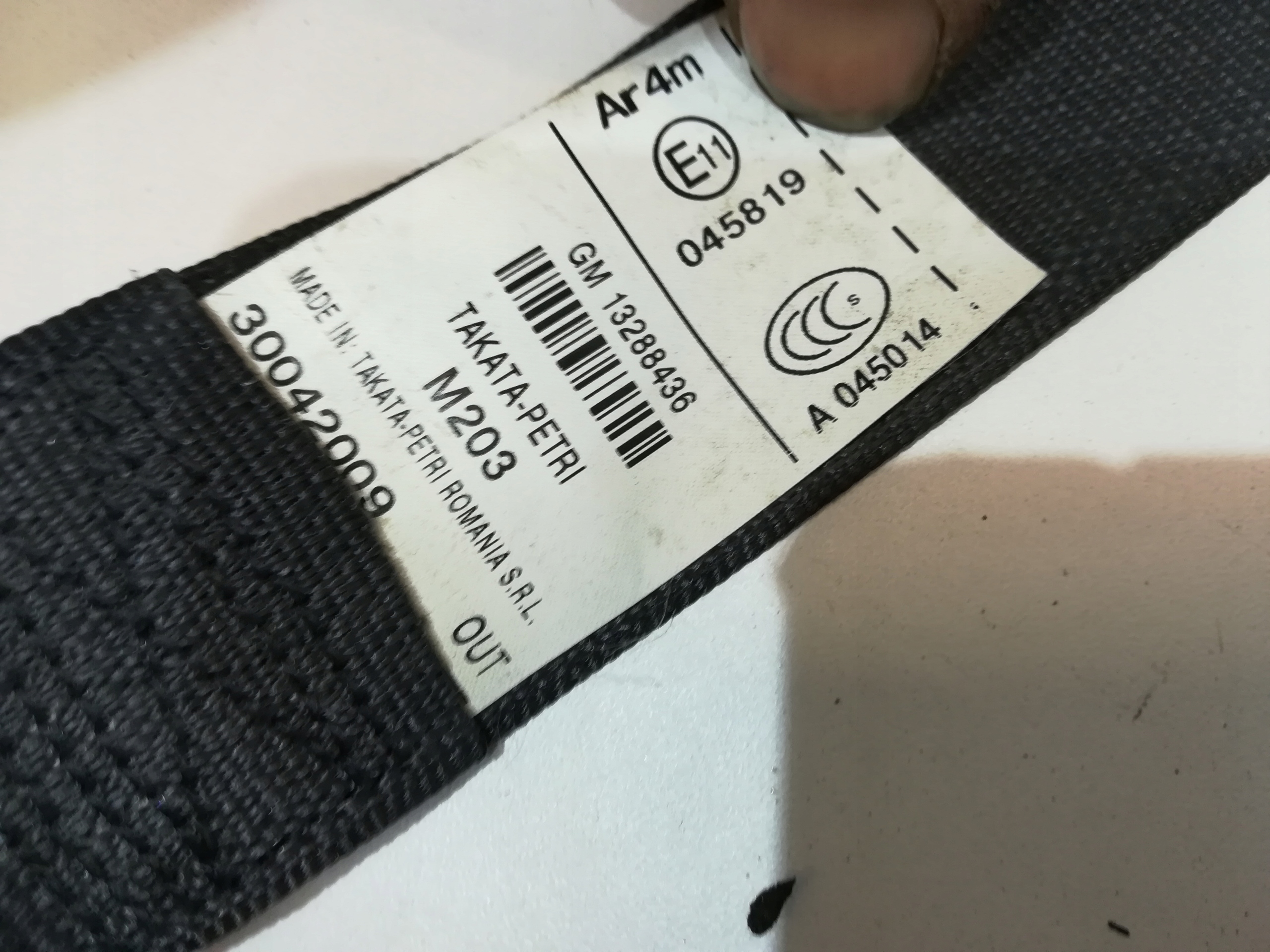 ремень безопасности перед зад комплект opel INSIGNIA A