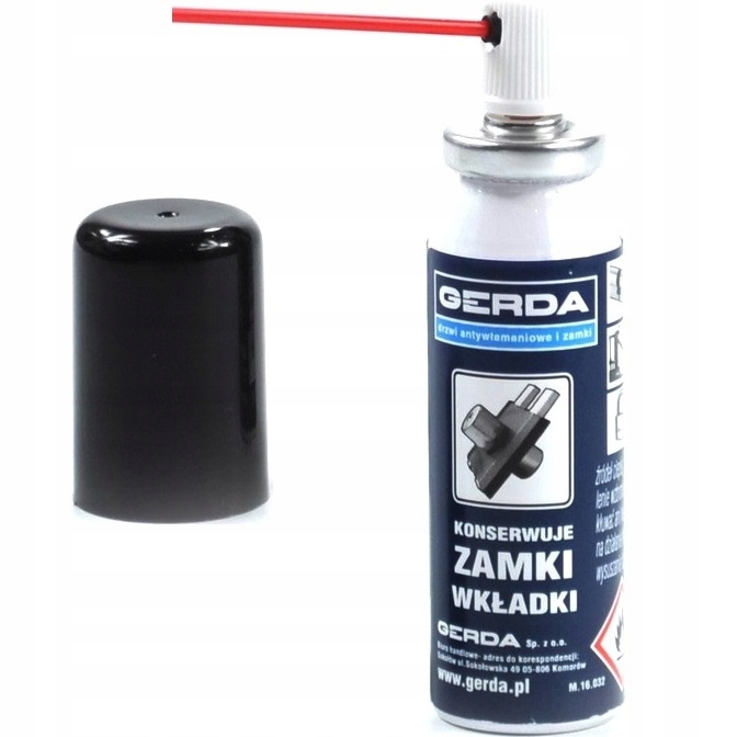 

Preparat Gerda Do Konserwacji Zamków Wkładek Smar