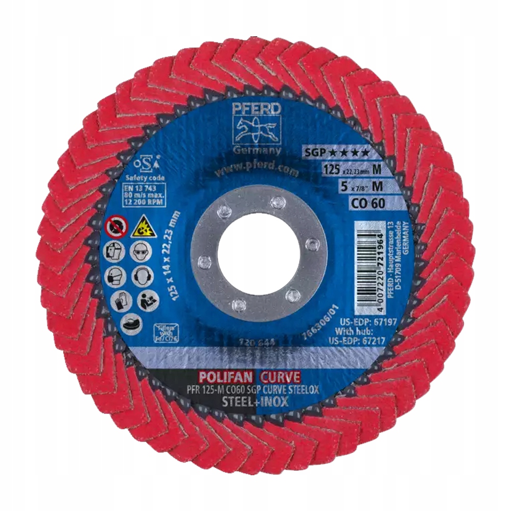 

Pferd 67689056 Tarcza listkowa Pfr 125mm