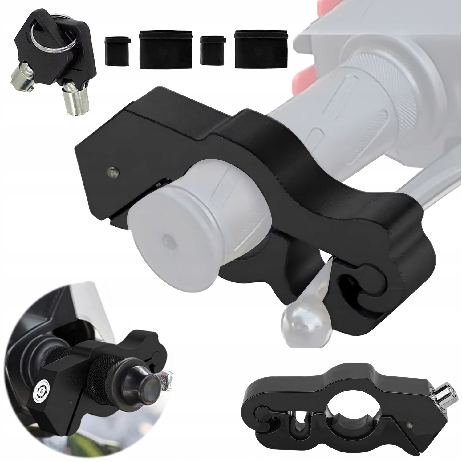 MOTOCYKLOWA BLOKADA ANTYKRADZIEŻOWA DZWIGNI HAMULCA WYSOKA JAKOŚĆ