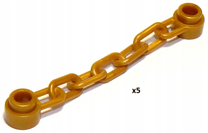 

Lego Łańcuch 5L Złoty Perłowy 92338 5 sztuk