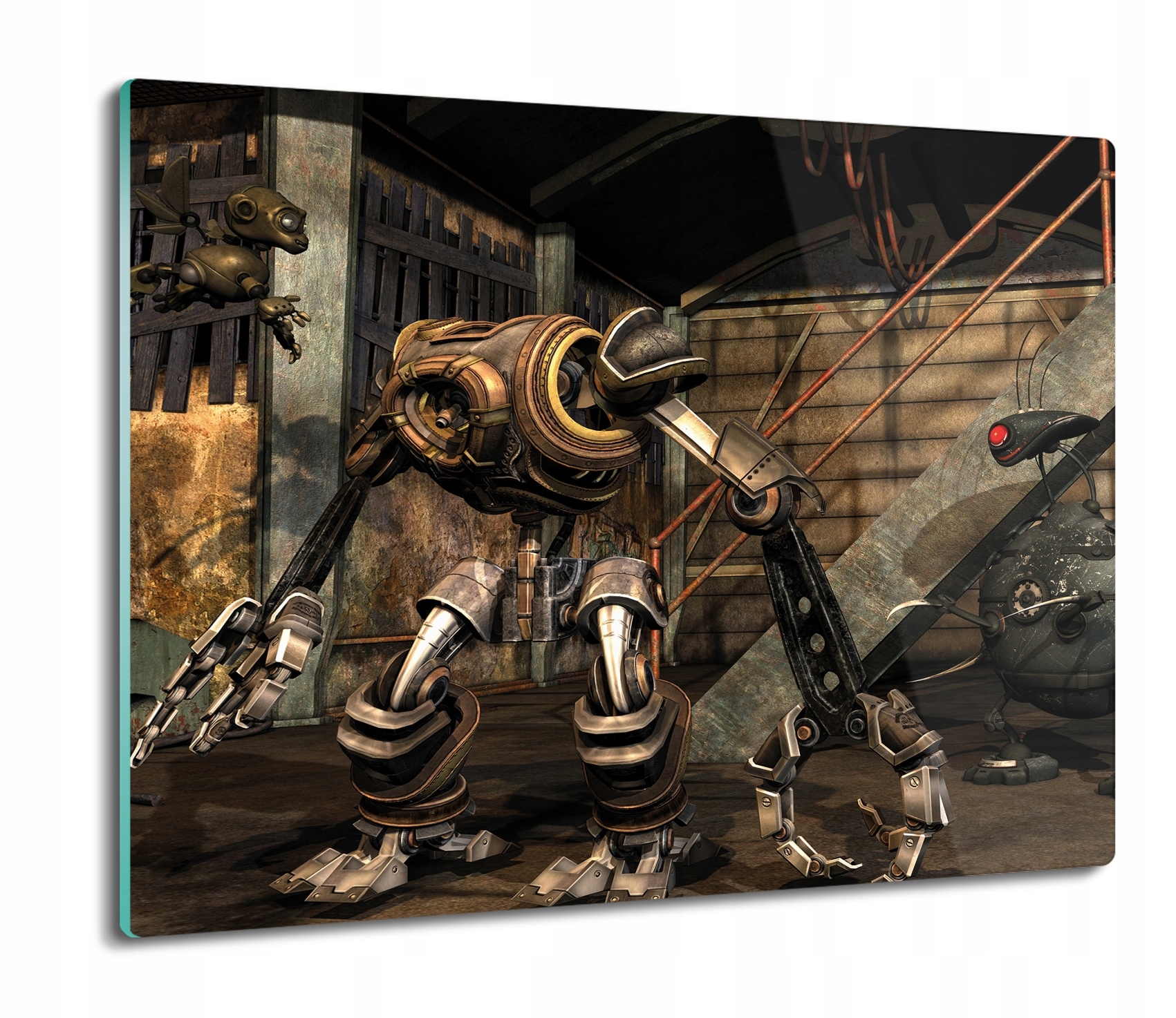 

Robot maszyny bajka 60x52 deska kuchenna szklana