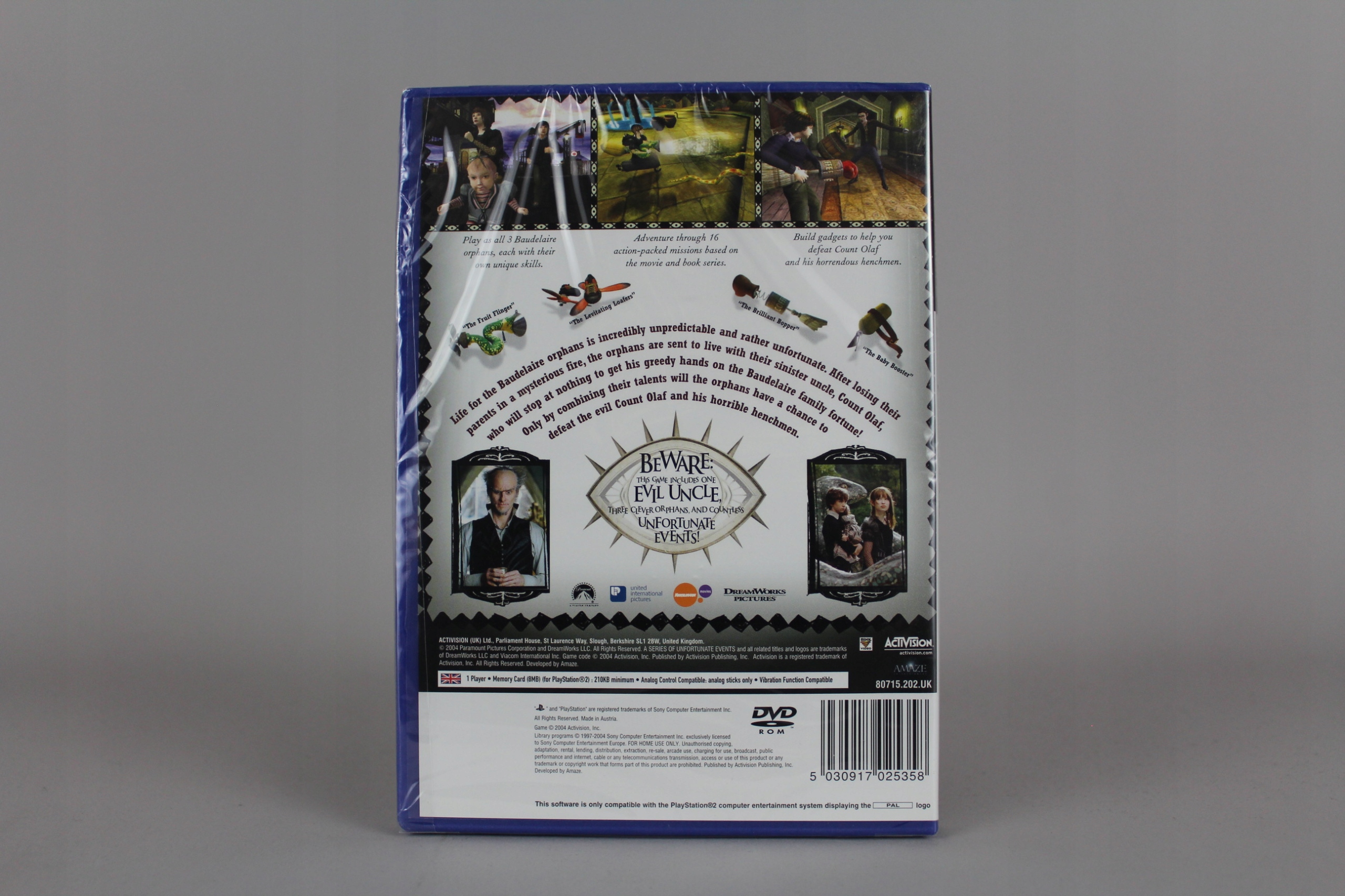 LEMONY SNICKET'S A SERIES OF UNFORTUNATE EVENTS PS2 Tematyka przygodowe