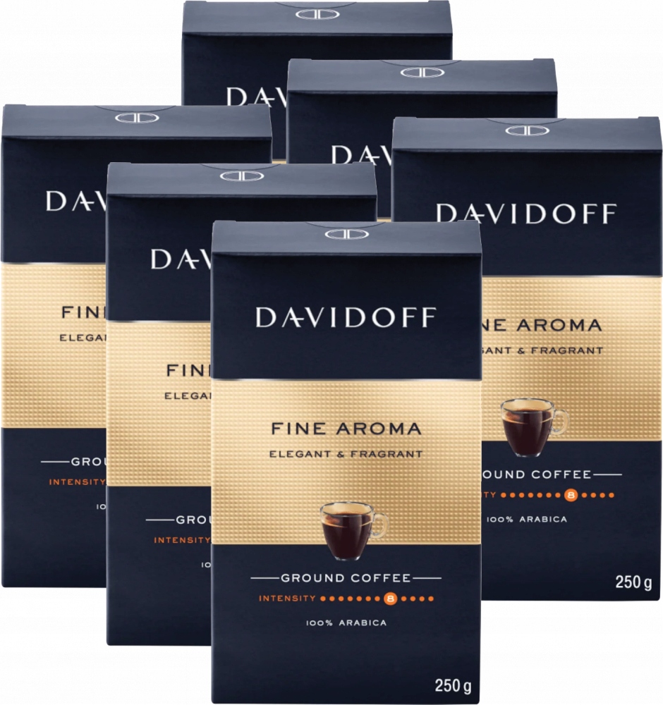 Davidoff Fine Aroma 250g kawa mielona x 6
