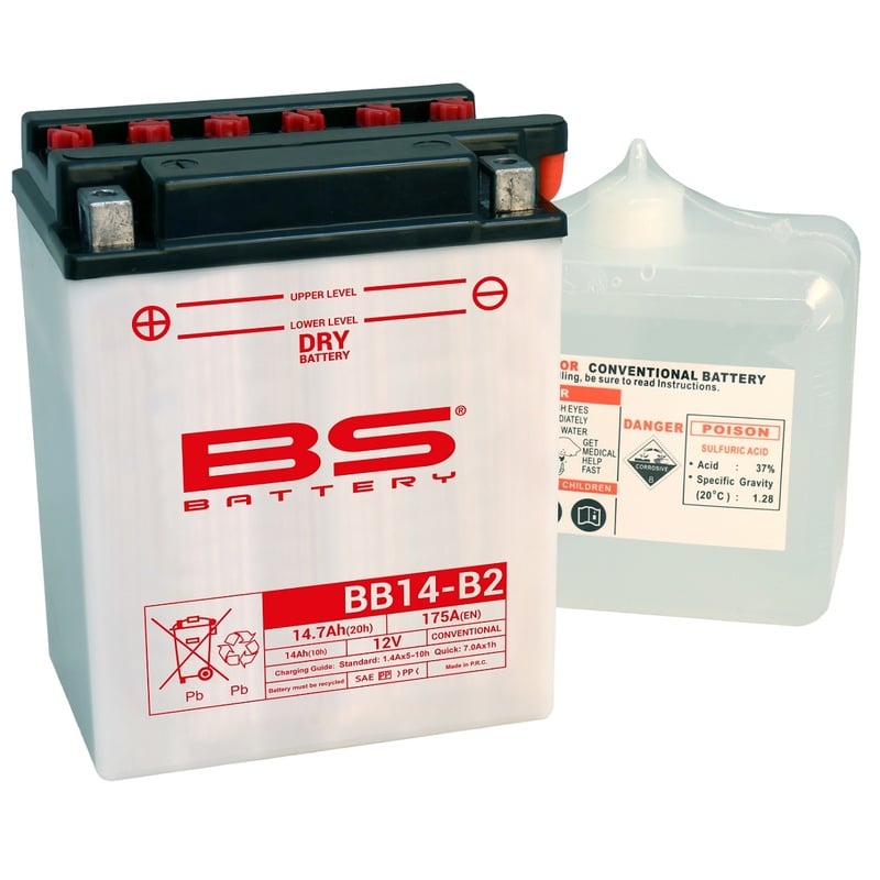 Bs Battery Vysoko výkonná batéria s kyselinou BB14-B2 310568