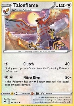 Pokemon TCG Normalny - Talonflame (EVS 140)